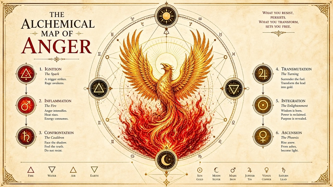 The Complete Alchemical Map of Anger — Why Your Rage Is the Most Misunderstood Form of Gold