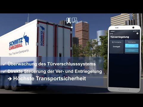 Türverschlussystem mit der TrailerConnect® beSmart app bedienen