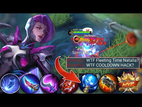 NATALIA FLEETING TIME NONSTOP HUNTING | NATALIA BEST BUILD 2022 - Natalia Gameplay - MLBB