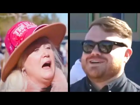 Cocky MAGA Lady Tries To Outsmart Reporter... Gets Humiliated Instead