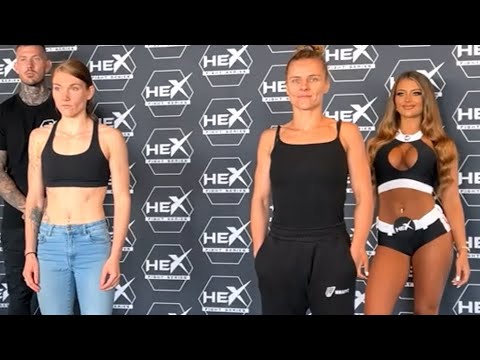 Alish Smith vs. Olivia Ukmar - Weigh-in Face-Off - (Hex Fight Series 24) - /r/WMMA