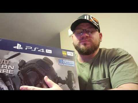 Unboxing the PS4 pro Modern Warfare edition