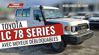 YouTube Toyota Land cruiser 78 Metal top HZJ 78 PWR NEW MODEL with freewheelhub and roofrack