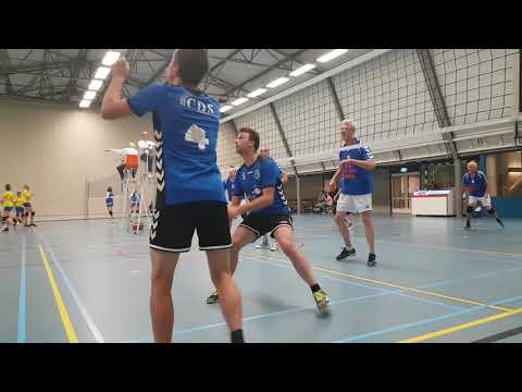 Volleybalwedstrijd Vledder Urk/CDS Schol 18-9-2018