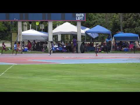 Girls 200m Dash 7-8 Year Old Semi Finals Heat 2 - 44th Annual Northwest Track and Field Classic 2019