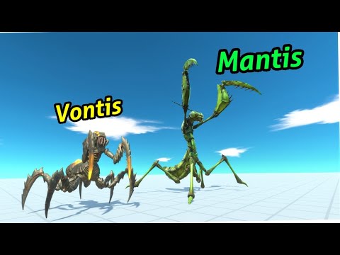 Mantis with Vontis vs boss factions animal revolt battle simulator