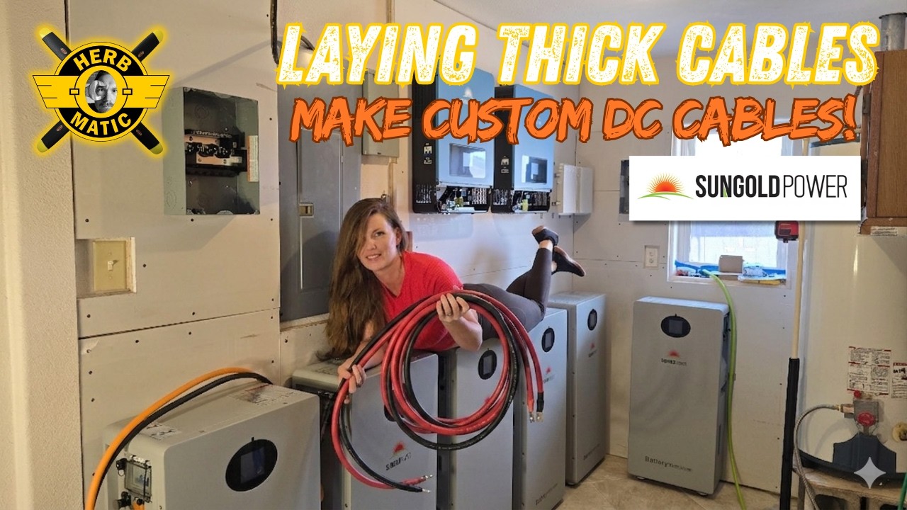 Build a 7X Powerwall for Cheap! | 96kWh DIY Solar Step-by-Step SUNGOLD Power (EP 2)