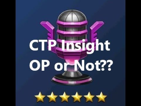 CTP Insight and CTP draws