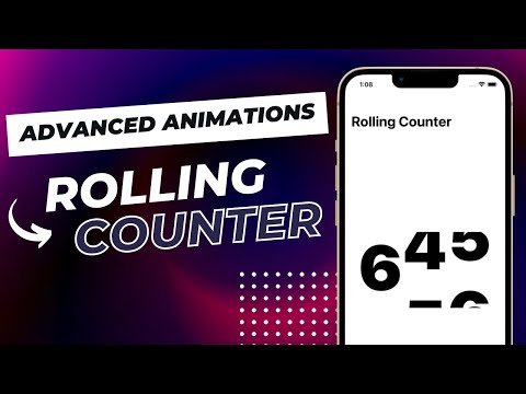 Rolling Counter in SwiftUI - Advanced Animations - SwiftUI Tutorials