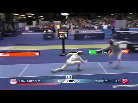 World Championships 2023 SMS - L32 - Mitchell Saron USA v Enver Yildirim TUR