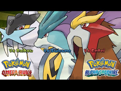 Pokémon Omega Ruby & Alpha Sapphire - Raikou, Entei & Suicune Battle Music (HQ)