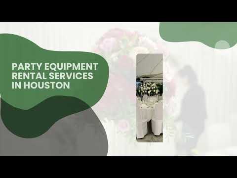Houston Party Rental Services video.