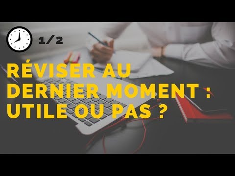 Réviser son concours au dernier moment : utile ou pas ?