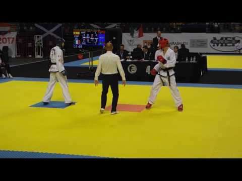 Brandon Finnegan (IRL) v Eduardo Lobato (ESP) - Junior 16-17 Male -69kg Sparring