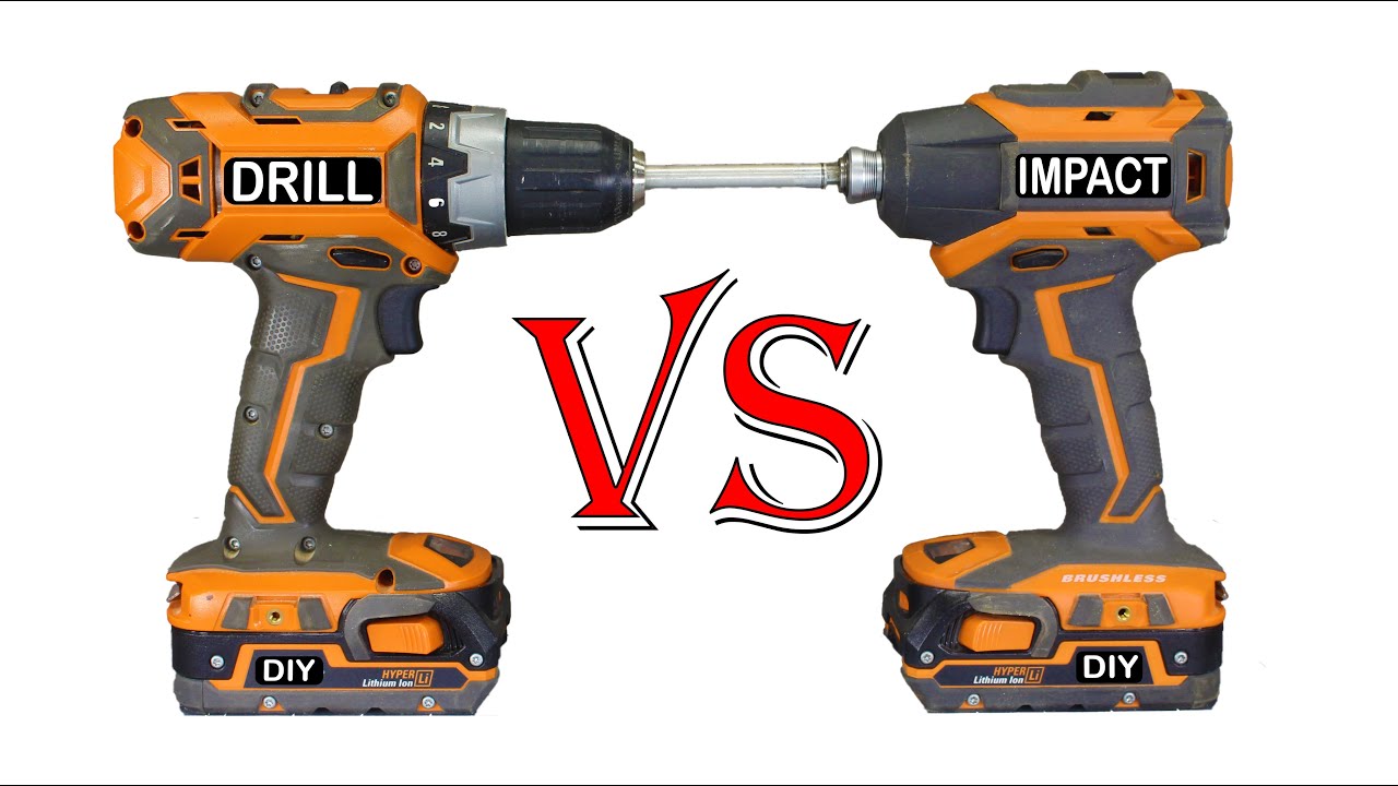 Difference between DRILLs and IMPACT DRIVERs for Beginners