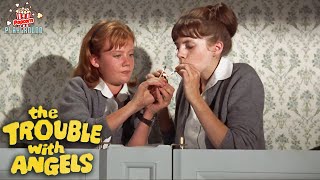 The Girls Are Caught In The Bathroom | The Trouble With Angels | Popcorn Playground