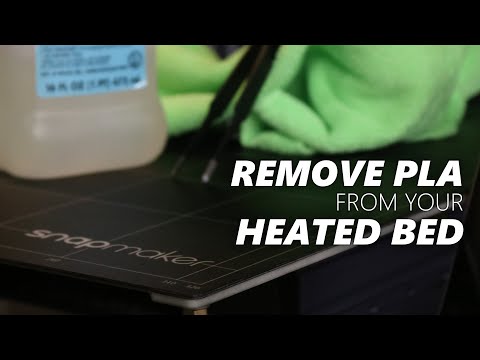 How to REMOVE PLA from your 3D PRINTING BED