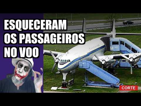 AEROPORTO ESQUECE PASSAGEIROS DO VOO LUFTHANSA