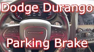 2021 Dodge Durango - How To Set Parking Brake Release ON & OFF