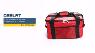 Insulated Restaurant Food Delivery Bag - 14