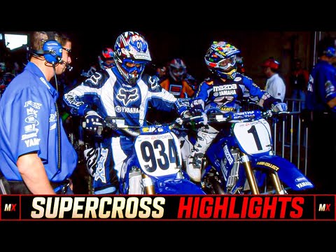 JEREMY MCGRATH VS DAVID VUILLEMIN - 2000 SUPERCROSS