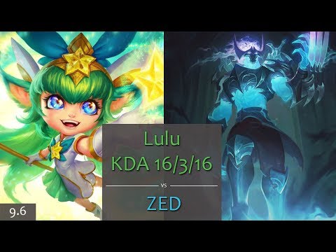 [Full Game] - MID - Lulu vs Zed