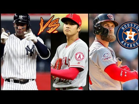 Shohei Ohtani ROBBED Miguel Andujar? 2018 MLB Rookie of the Year Highlights! Bryce Harper ASTROS?