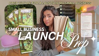 Small Business Diaries 📦💸 Plan & Prep For A Launch With Me!