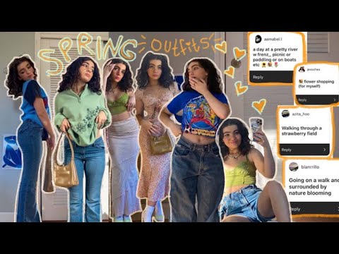 SPRING OUTFIT IDEAS ft. your theme suggestions! spring 2021 outfit lookbook