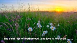 The Quiet Joys of Brotherhood sung by Julie July