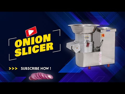 Semi Automatic Onion Slicer Machine