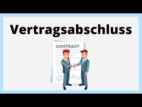 Contract conclusion | Code of Obligations | simply explained with example and legal article (OR)