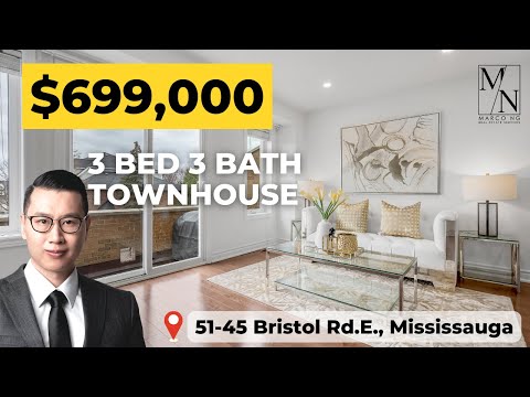 Marco Ng 多倫多地產  | Perfect Starter Townhome in Mississauga! | #51 - 45 Bristol Rd. E, Mississauga