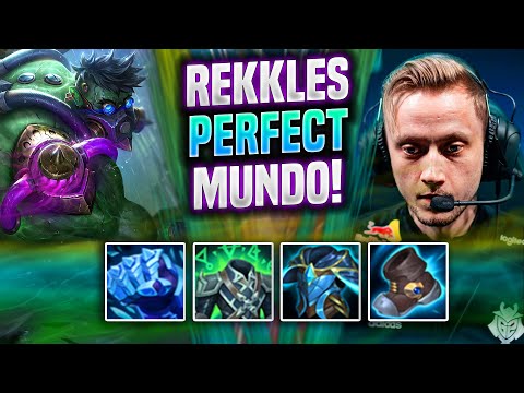 REKKLES PERFECT GAME WITH DR.MUNDO! - KC Rekkles Plays Dr Mundo TOP vs Gwen! | Preseason 2022
