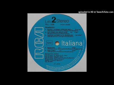 Renato Zero - Un Uomo da Bruciare
