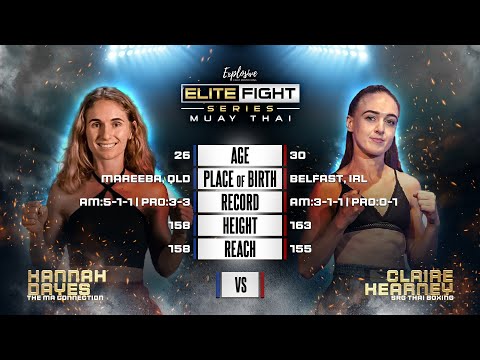 Fight #8 Hannah Dayes vs Claire Kearney - Elite Fight Series - November 1st 2025