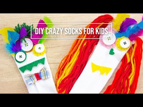 DIY Crazy Socks for Kids