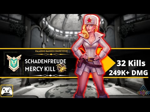 32 Kills Tanky Tyra Is OP 249K+ DMG Schadenfreude (Master) Paladins Ranked Competitive