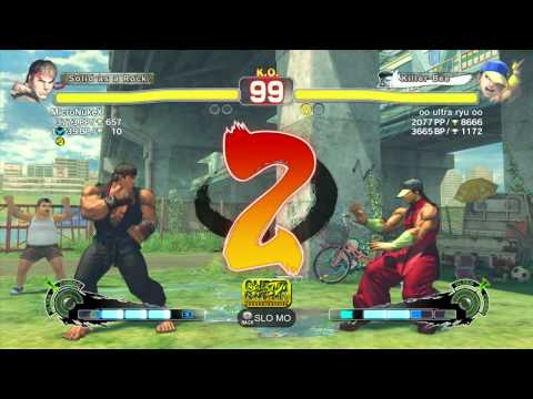 SSF4 AE  : MicroNukeX [Ryu] vs  oo ultra ryu oo [Yun]