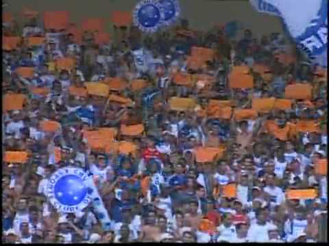Torcida do Cruzeiro - Mosaico de Flanelas - Clássico das Flanelinhas - Galo 1x3 Cruzeiro
