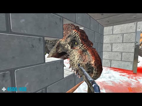 Hunting Dinosaurs in The Icelands. FPS Perspective! Animal Revolt Battle Simulator