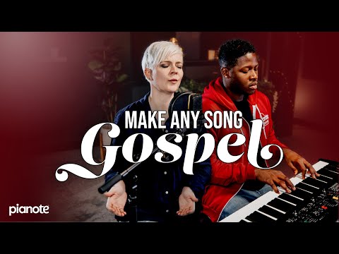 Make Any Song Gospel On Piano 🙌 (With sheet music download!)