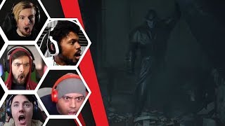 Let&#39;s Players Reaction To Their First Encounter With The Tyrant/Mr X | Resident Evil 2 Remake