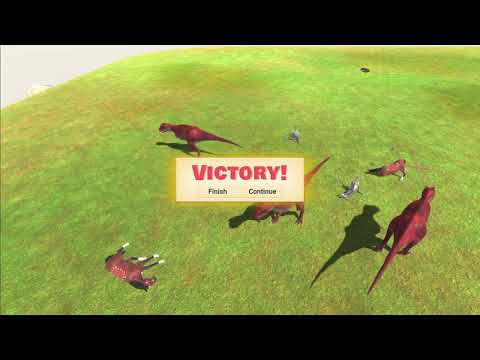 3 Carnotaurus vs 3x all units - Animal Revolt Battle Simulator
