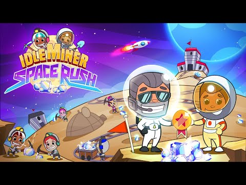 Idle Miner Space Rush Gameplay | Mine Ore Faster Than Competitors