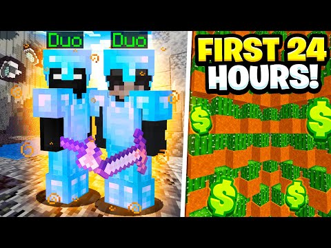 THE *BEST* FIRST 24 HOURS AS A DUO FACTION! | Minecraft Factions | Complex Factions [1]