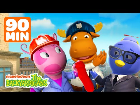 Tyrone & Pablo Try New Jobs! w/ Uniqua & Tasha | 90 Minutes | The Backyardigans