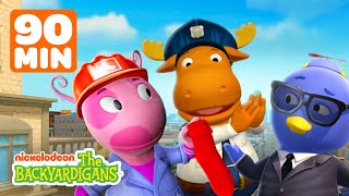 Download lagu Tyrone & Pablo Try New Jobs! w/ Uniqua & Tasha | 90 Minutes | The Backyardigans mp3