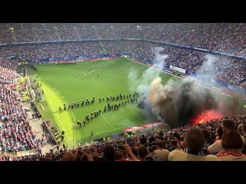 HSV vs Gladbach 12.05.18/Pyro