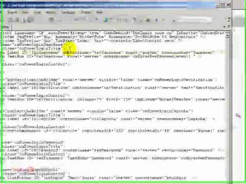 DotNetNuke Tutorial, Power Login module - second shot - Video #30